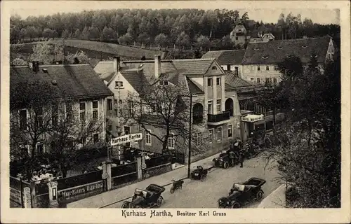 Ak Hartha Hintergersdorf Tharandt im Erzgebirge, Kurhaus