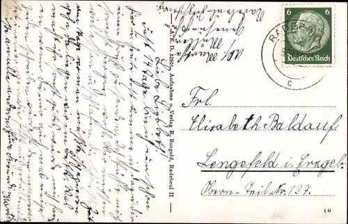 Ak Zitzschewig Radebeul Sachsen, Genesungsheim