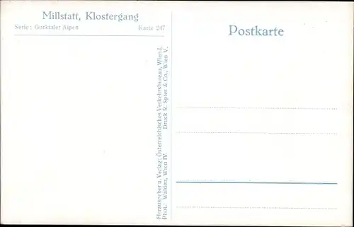 Ak Millstatt am See Kärnten, Klostergang