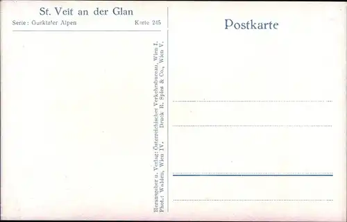 Ak Sankt Veit an der Glan Kärnten, Platz mit Brunnen