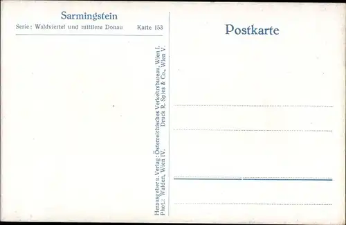 Ak Sarmingstein St. Nikola Oberösterreich, Ufer der Donau