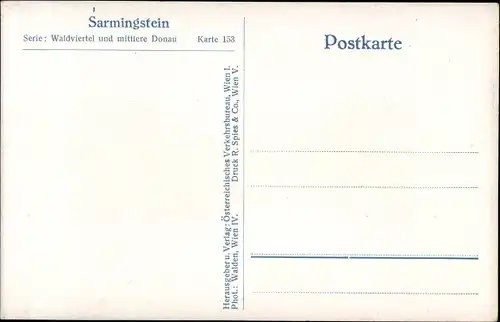 Ak Sarmingstein St. Nikola Oberösterreich, Ufer der Donau