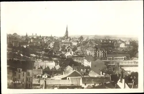 Foto Ak Plzeň Pilsen Stadt, Stadtpanorama