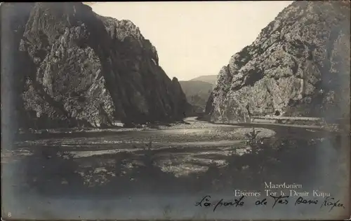 Ak Demir Kapija Eisernes Tor Mazedonien, Donautal