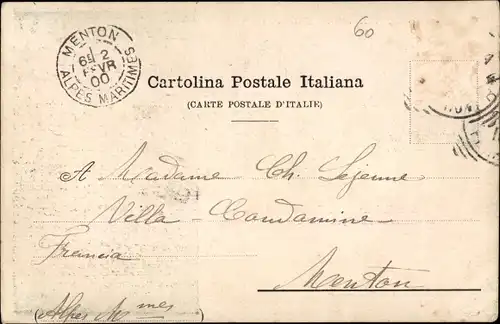 Ak Ricordo dell'Anno Santo 1900, Benedizione di S. S. Leone XIII.