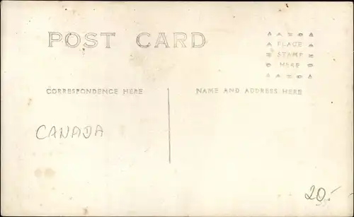 Foto Ak Regina Saskatchewan Kanada, House wrecked by Cyclone