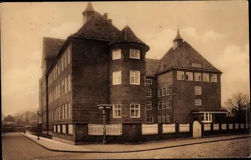 Ak Hamburg Mitte Horn, Volksschule Rhiemsweg, Morathstraße