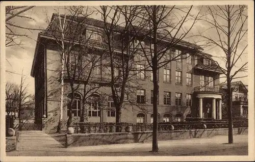 Ak Berlin Steglitz Lichterfelde, Goethe-Schule, Hauptgebäude