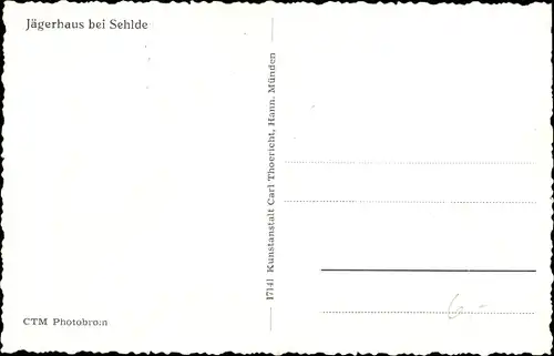 Ak Sehlde an der Innerste Niedersachsen, Jägerhaus, Gasträume