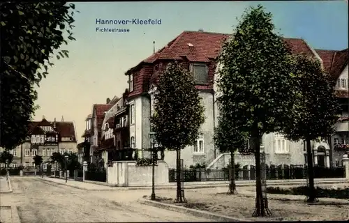 Ak Kleefeld Hannover in Niedersachsen, Fichtestraße