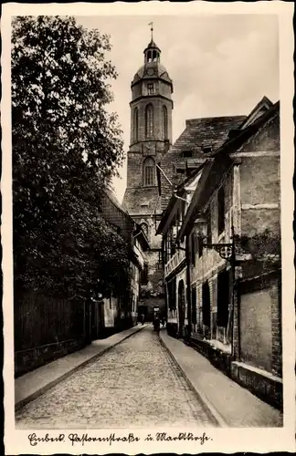 Ak Einbeck in Niedersachsen, Marktkirche, Pastorenstraße