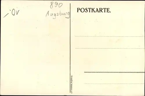 Studentika Ak Augsburg in Schwaben, Absolvia 1925 Oberrealschule