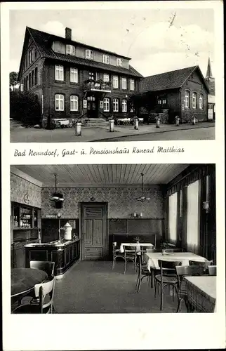 Ak Bad Nenndorf an der Weser, Gasthaus Konrad Matthias