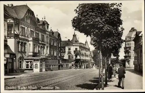 Ak Dresden Weißer Hirsch, Bautzener Straße