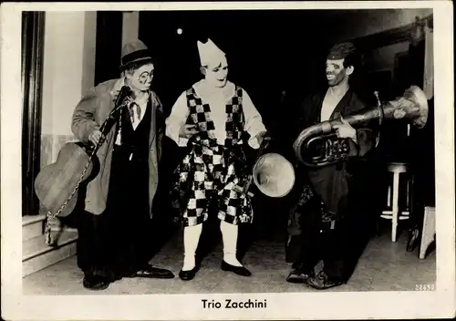 Ak Clown Trio Zacchini, Gitarre, Tuba