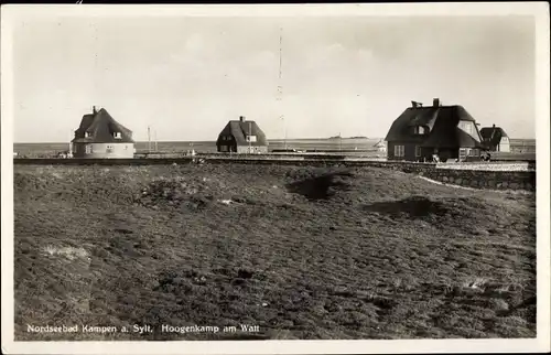 Ak Kampen auf Sylt, Hoogenkamp am Watt