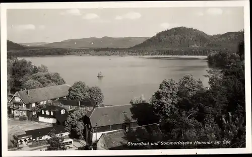 Ak Hamr na Jezeře Hammer am See Region Reichenberg, Strandbad und Sommerfrische