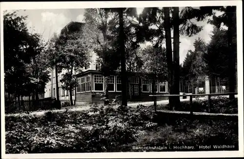 Ak Benneckenstein Oberharz, Hotel Waldhaus