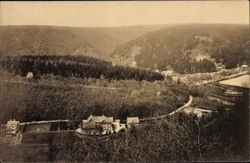 Ak Wendefurth Thale im Harz, Quensels Kurhaus, Bodetal