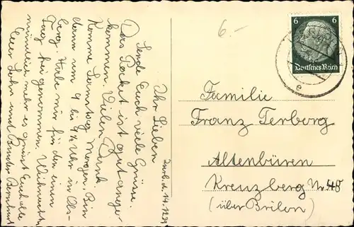 Ak Iserlohn im Märkischen Kreis, Partie auf an der Alexanderhöhe, Bürgertreue, Einigkeit