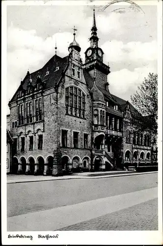 Ak Bückeburg im Kreis Schaumburg, Rathaus