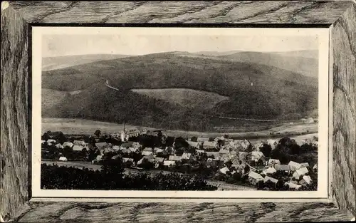 Passepartout Ak Burbach im Siegerland Westfalen, Gesamtansicht