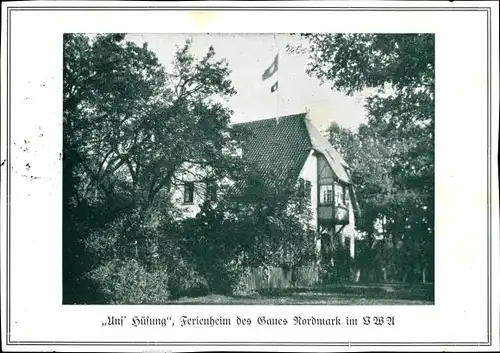 Ak Stemmen in Niedersachsen, Uns Hüsung, Ferienheim des Gaues Nordmark