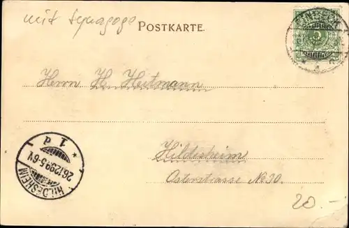 Ak Einbeck in Niedersachsen, Bismarckstraße