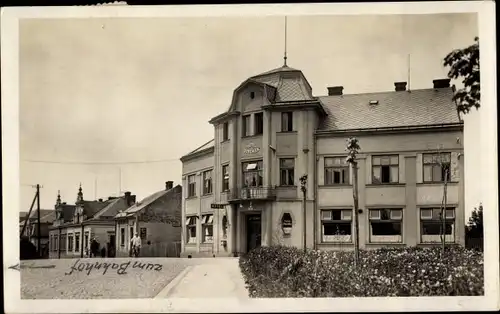 Ak Žamberk Senftenberg Region Pardubice, Hotel Dostalek