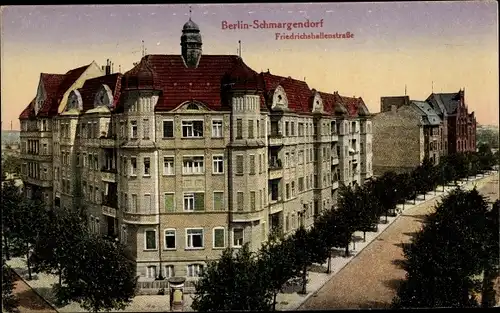 Ak Berlin Wilmersdorf Schmargendorf, Friedrichshallerstraße