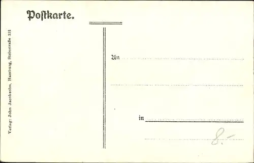 Ak Hamburger Hafen, Dampfschiff König Friedrich August, HAPAG