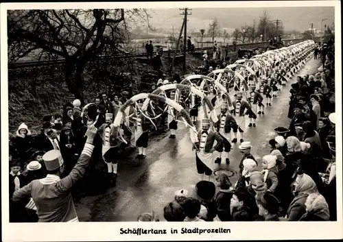 Foto Stadtprozelten am Main Unterfranken, Schäfflertanz