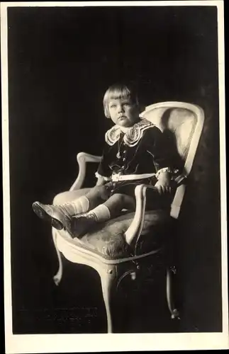 Foto Ak Prinz Karl Anton von Hohenzollern Sigmaringen, Portrait 1924