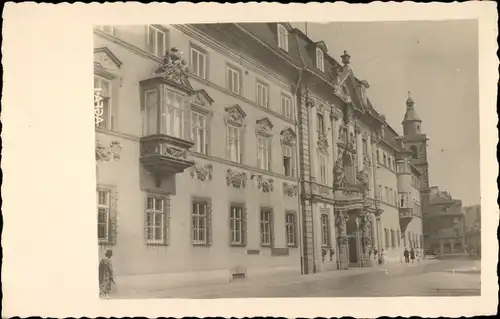 Foto Ak Erfurt in Thüringen, Blick auf das Regierungsgebäude