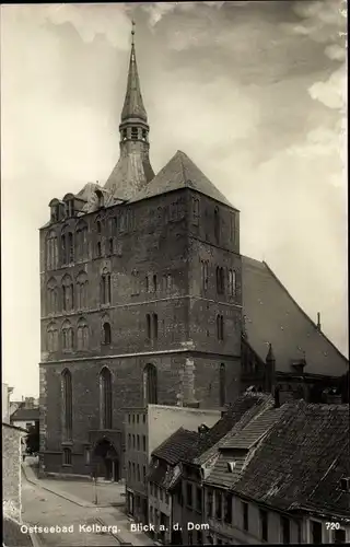 Ak Kołobrzeg Kolberg Pommern, Marienbasilika, St. Marien Domkirche, Dom