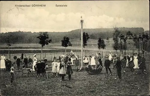 Ak Bad Dürrheim im Schwarzwald, Kindersolbad, Spielplatz