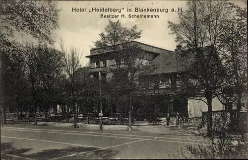 Ak Blankenburg am Harz, Hotel Heidelberg