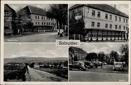 Ak Salzgitter in Niedersachsen, Hotel und Restaurant Ratskeller, Totalansicht