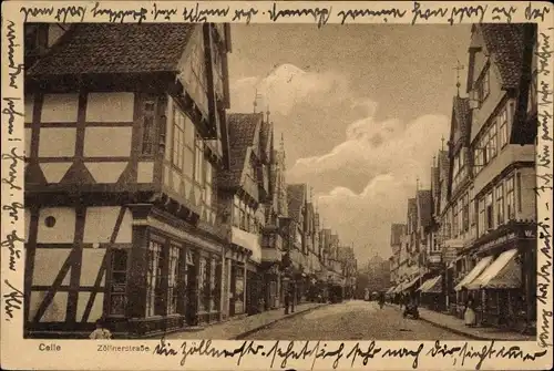 Ak Celle in Niedersachsen, Zöllnerstraße