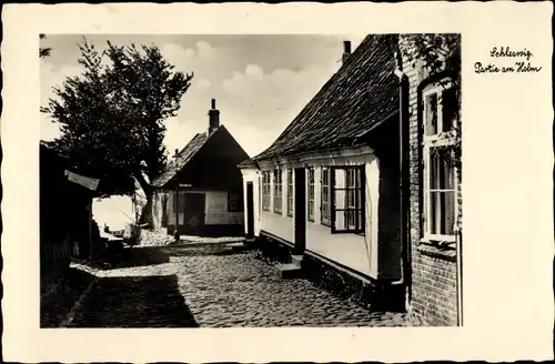 Ak Schleswig an der Schlei, Partie am Holm