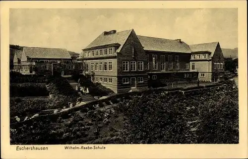 Ak Eschershausen in Niedersachsen, Wilhelm Raabe Schule