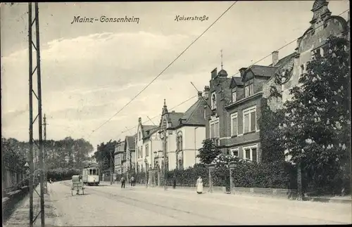 Ak Gonsenheim Mainz Rheinland Pfalz, Kaiserstraße