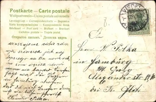 Präge Ak Glückwunsch Neujahr, Geldscheine, Münzen, Kleeblätter