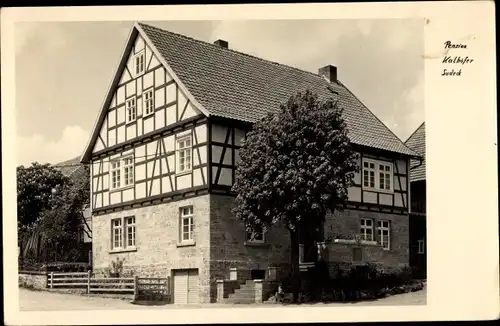 Foto Ak Sudeck Diemelsee Waldeck Upland in Hessen, Pension Kalhofer