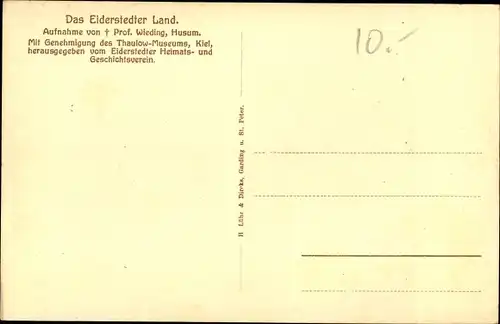 Ak Tating in Nordfriesland, Eiderstedter Land, Hauberg