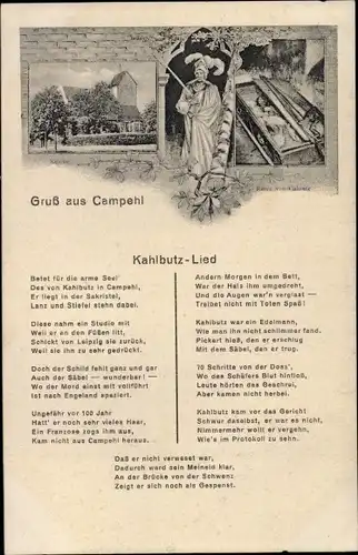 Lied Ak Kampehl Neustadt Dosse, Kahlbutz-Lied