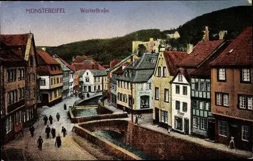 Ak Bad Münstereifel in Nordrhein Westfalen, Werterstraße