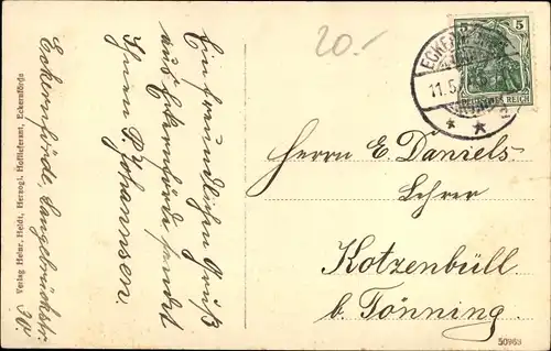 Ak Ostseebad Eckernförde, Carlshöh