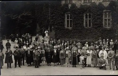 Foto Ak 1927, Elberfeld Wuppertal, 22. Bundestag der Saal- und Konzertlokalinhaber, Gruppenbild