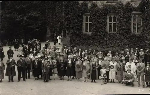 Foto Ak 1927, Elberfeld Wuppertal, 22. Bundestag der Saal- und Konzertlokalinhaber, Gruppenbild